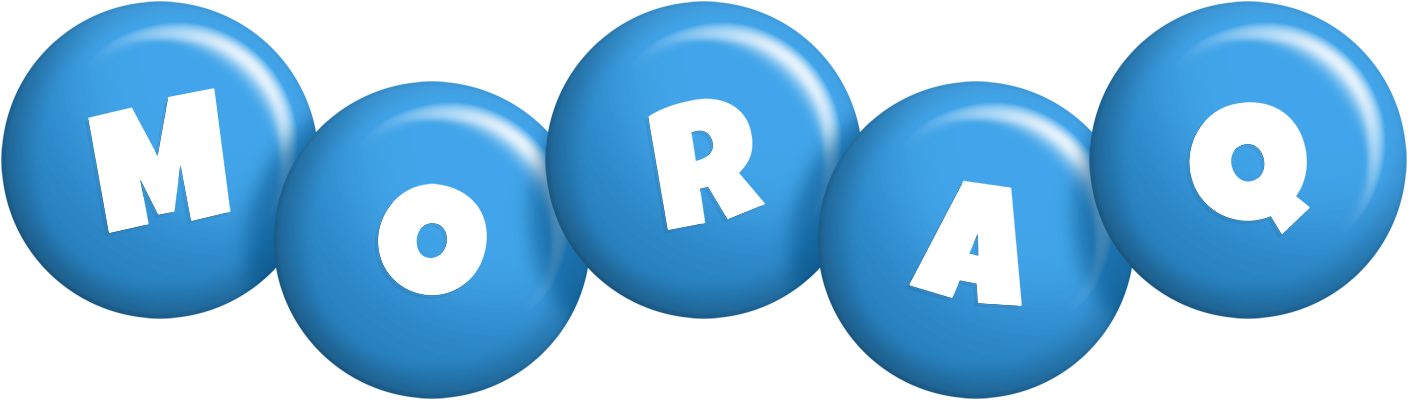 Moraq candy-blue logo