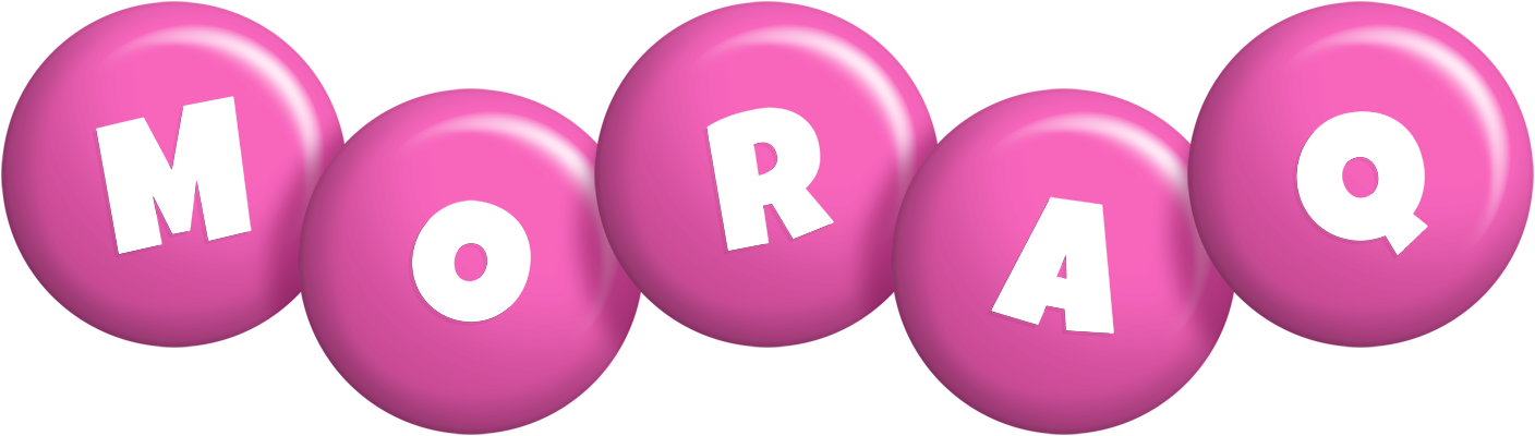 Moraq candy-pink logo