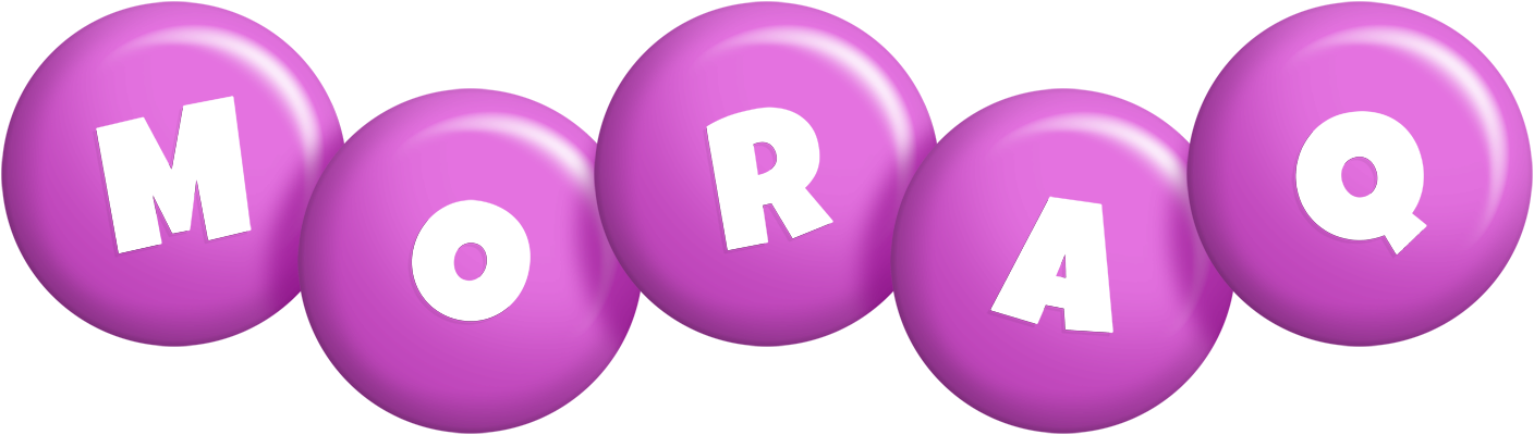 Moraq candy-purple logo