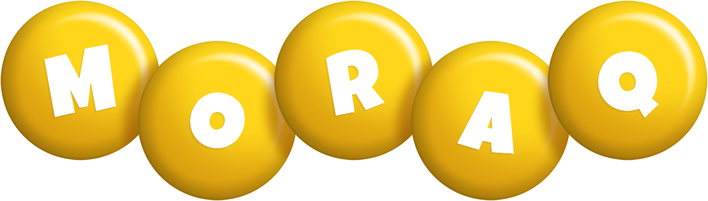 Moraq candy-yellow logo