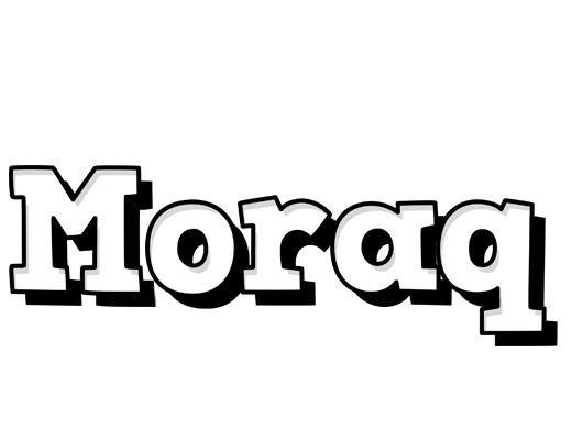 Moraq snowing logo