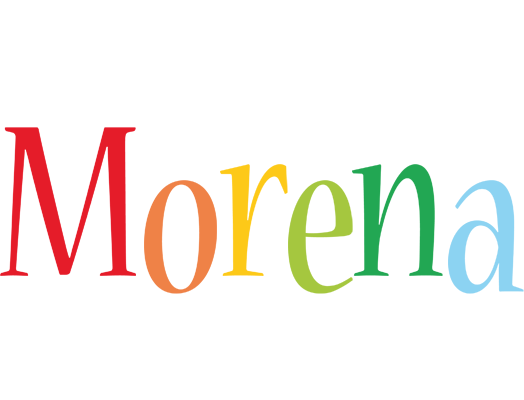 Morena birthday logo