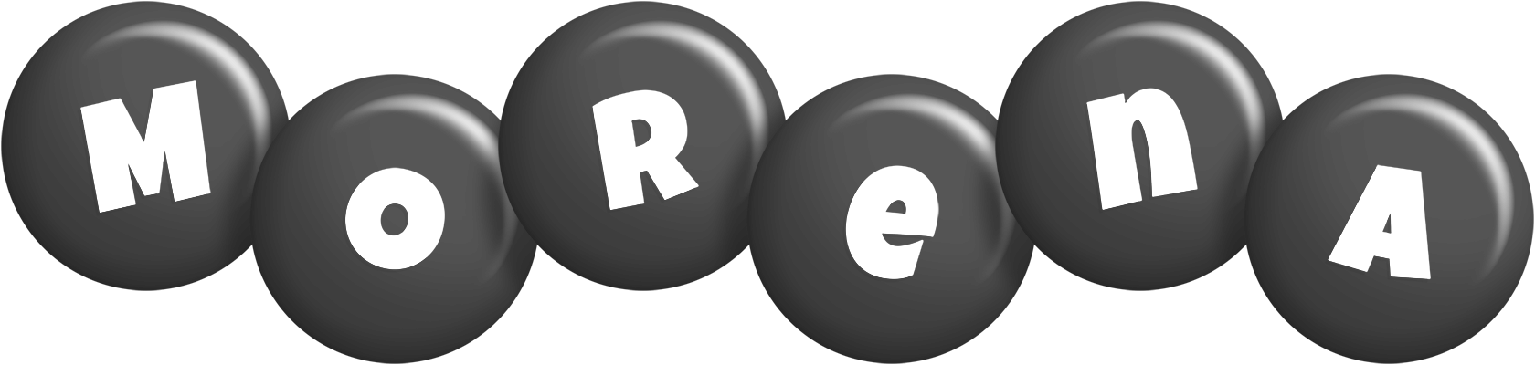 Morena candy-black logo