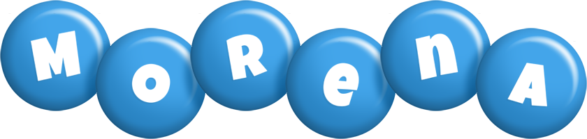 Morena candy-blue logo