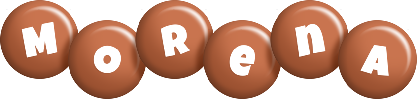 Morena candy-brown logo