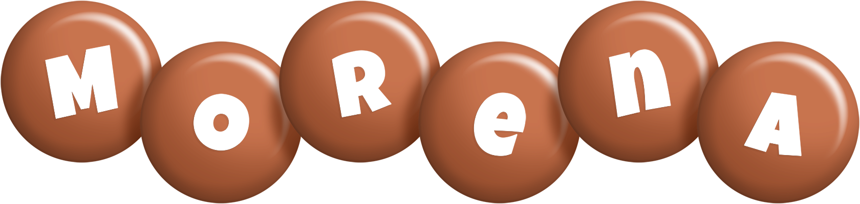 Morena candy-brown logo