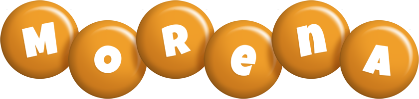 Morena candy-orange logo