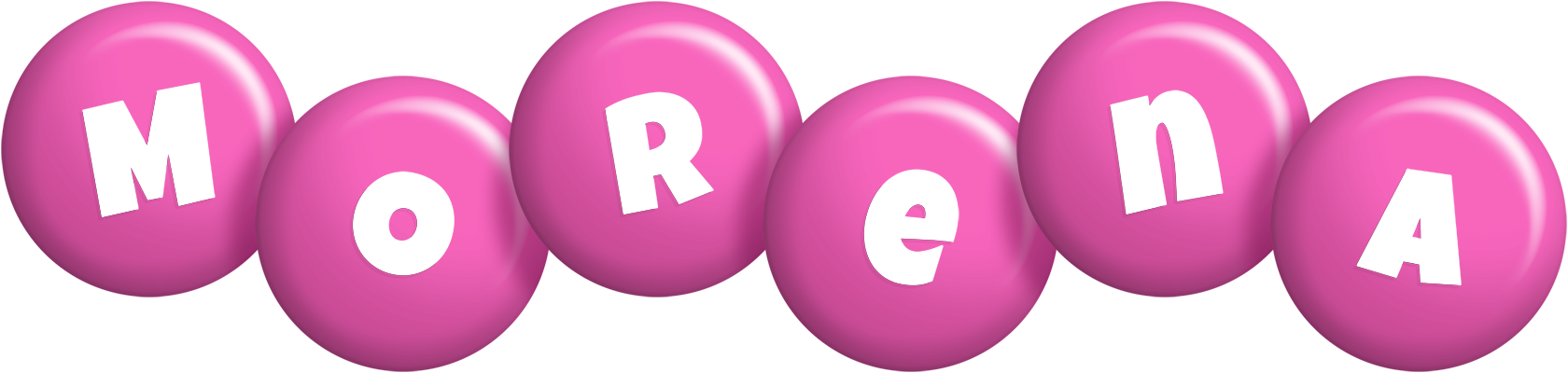 Morena candy-pink logo