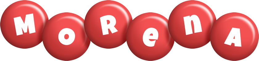 Morena candy-red logo