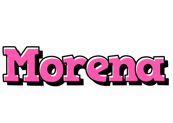 Morena girlish logo
