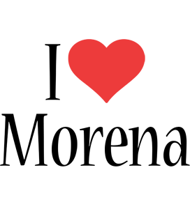 Morena i-love logo