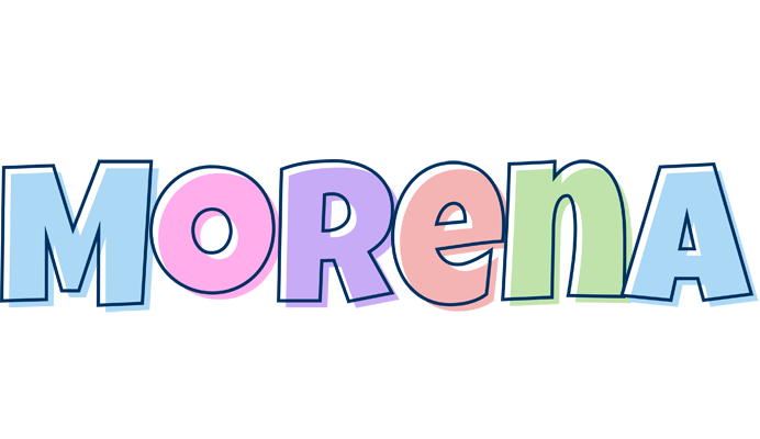 Morena pastel logo