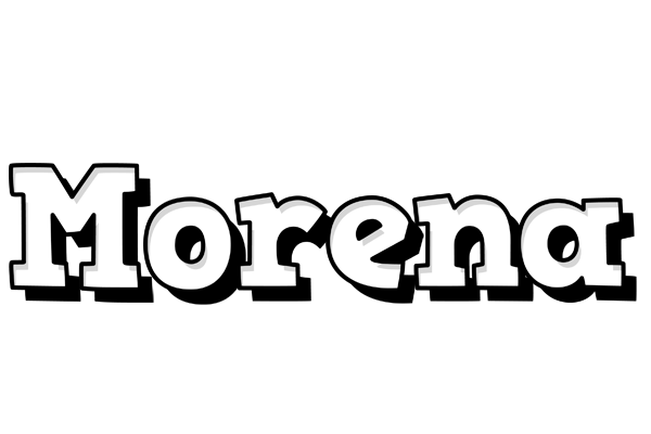 Morena snowing logo