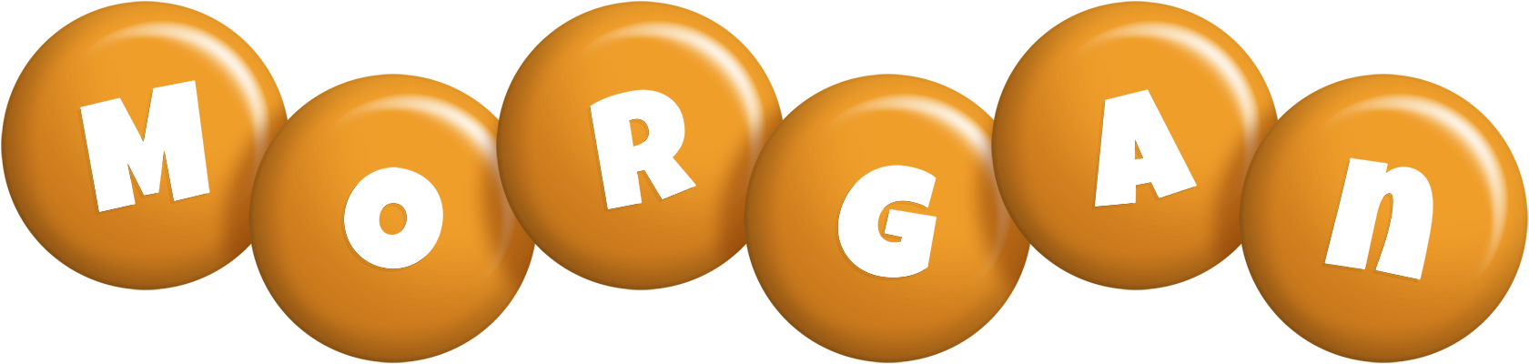 Morgan candy-orange logo