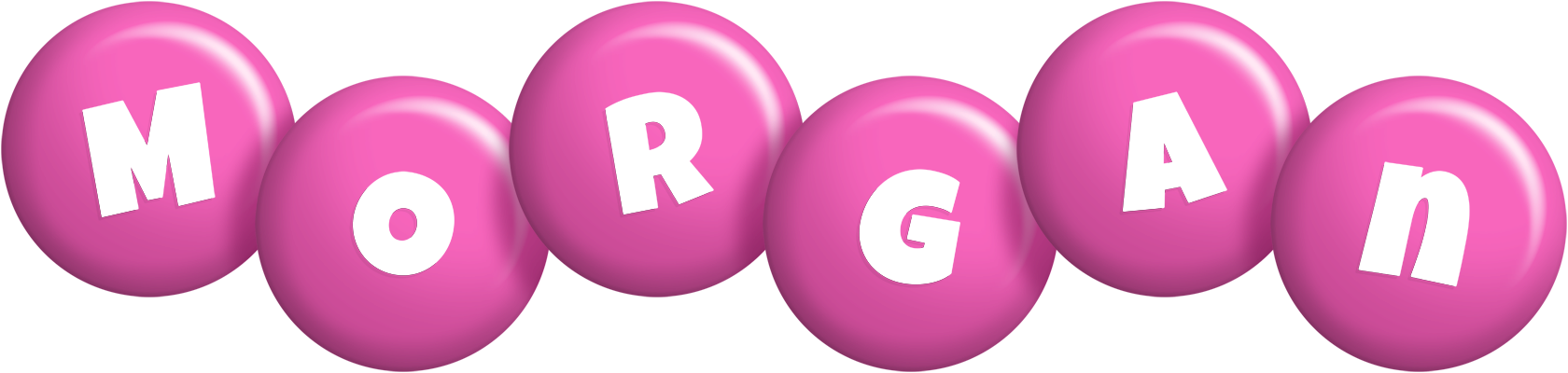 Morgan candy-pink logo