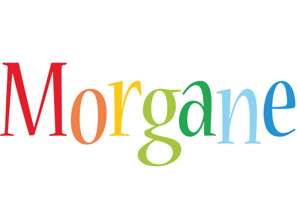 Morgane birthday logo