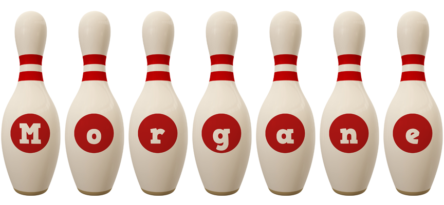 Morgane bowling-pin logo
