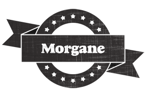 Morgane grunge logo