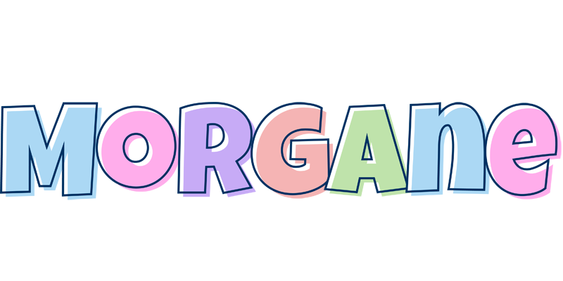 Morgane pastel logo