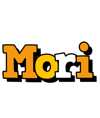 Mori cartoon logo