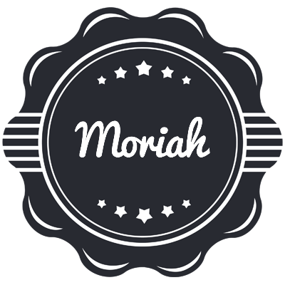 Moriah badge logo