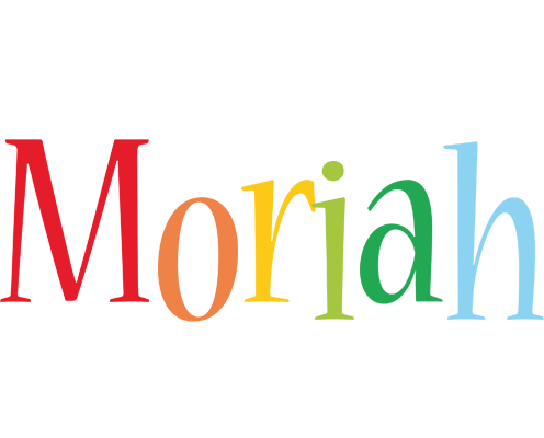 Moriah birthday logo