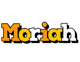 Moriah cartoon logo