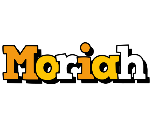 Moriah cartoon logo