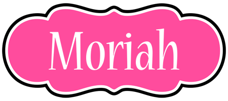 Moriah invitation logo