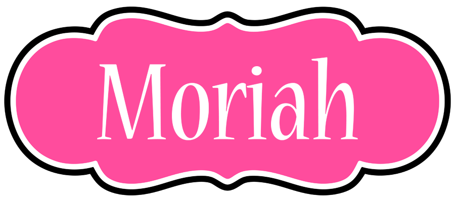 Moriah invitation logo