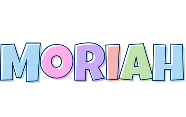 Moriah pastel logo