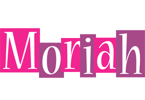 Moriah whine logo