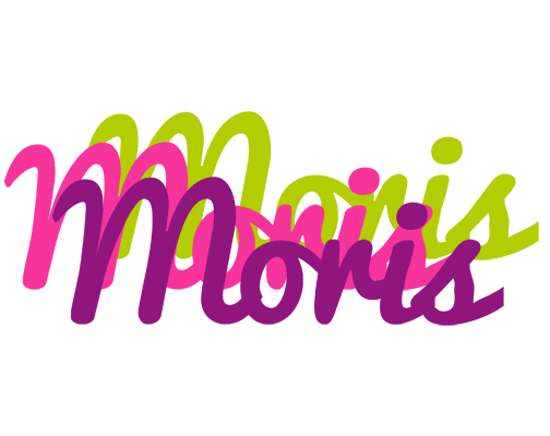 Moris flowers logo