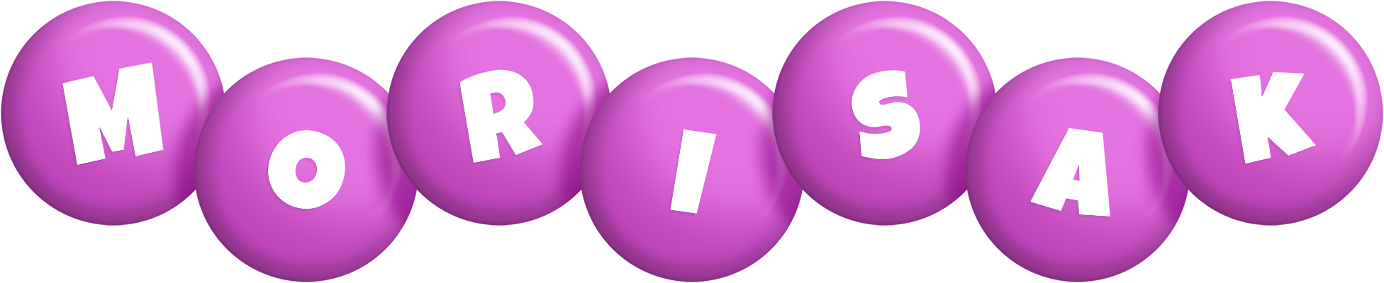 Morisak candy-purple logo