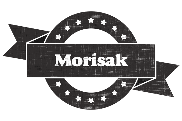 Morisak grunge logo