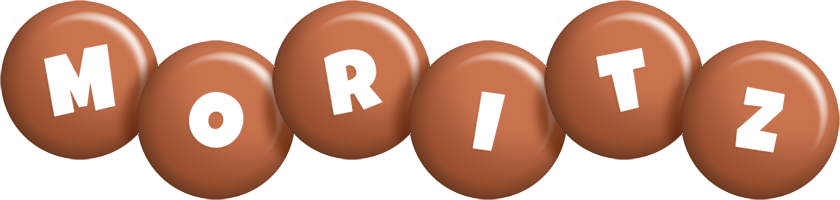 Moritz candy-brown logo