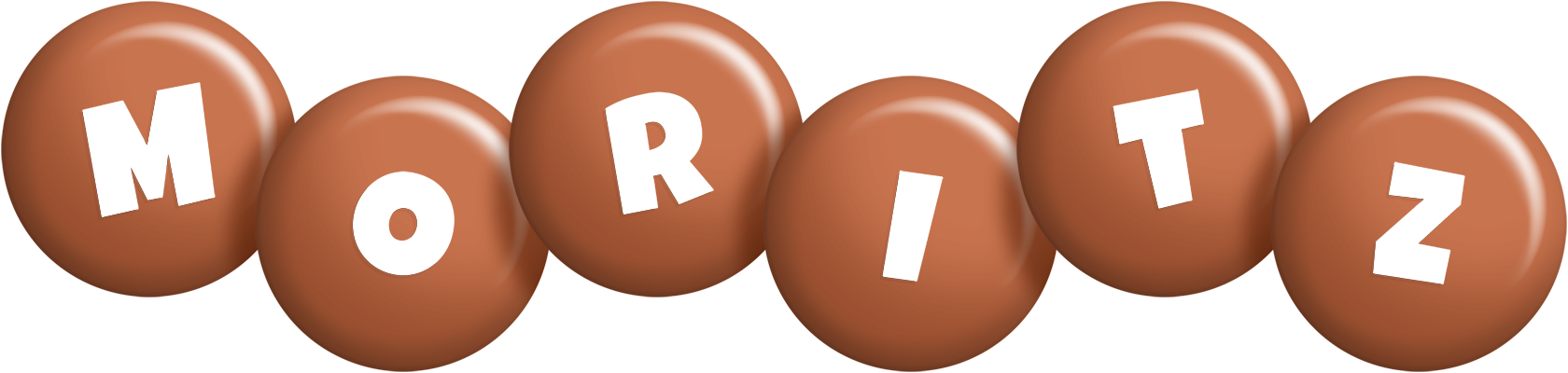 Moritz candy-brown logo