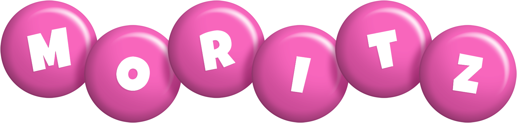 Moritz candy-pink logo