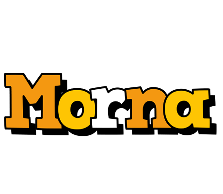 Morna cartoon logo