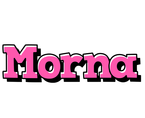 Morna girlish logo