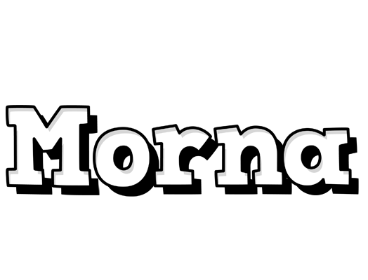 Morna snowing logo