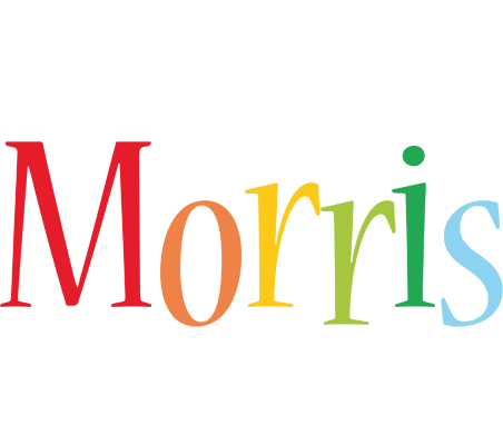 Morris birthday logo