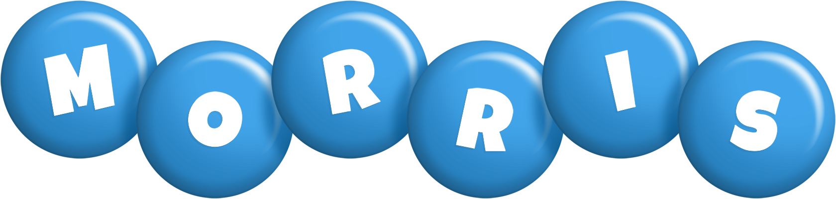 Morris candy-blue logo