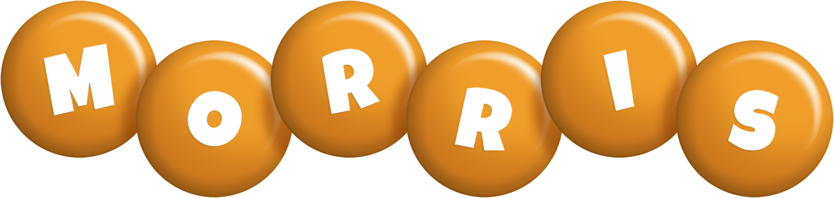 Morris candy-orange logo