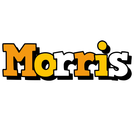 Morris cartoon logo