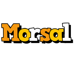 Morsal cartoon logo