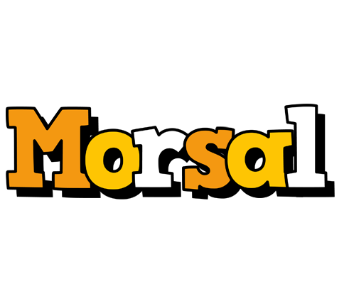Morsal cartoon logo
