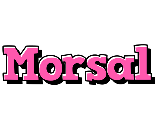 Morsal girlish logo