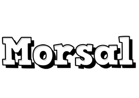 Morsal snowing logo