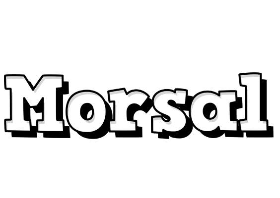Morsal snowing logo